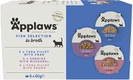 Applaws Bowl Cat Pot Multipack Fish Selection 8 × 60g - Cat Food in Tray