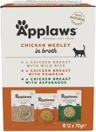 Applaws kapsička Cat multipack kurací výber 12× 70 g - Kapsička pre mačky