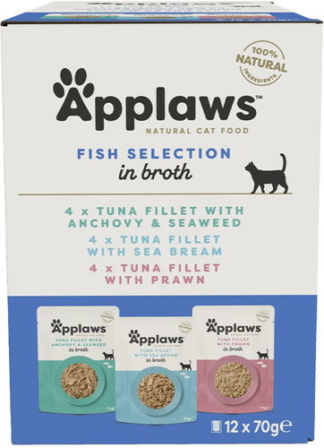 Applaws kapsičky multipack Rybí výběr ve vývaru 12 × 70 g - Kapsička pro kočky - Hlavní obrázek