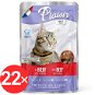 Plaisir Cat Pouch Beef + Turkey 22 × 100g - Cat Food Pouch