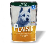 Plaisir Dog kapsička s pečienkou 22 × 100 g - Kapsička pre psov