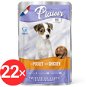 Plaisir Dog kapsička puppy pro štěňata s kuřecím 22 × 100 g - Kapsička pro psy