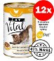 Cat Vital Canned Food for Cats 47% Meat Poultry + Liver 12 × 415g - Canned Food for Cats