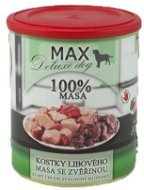 MAX deluxe divina kúsky 400 g, 6 ks - Konzerva pre psov