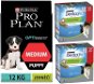 Pro Plan Medium Puppy Optidigest jahňacie 12 kg + Dentalife Medium Multipack 16× 69 g - Granule pre šteniatka