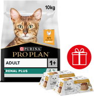 Pro Plan Cat Renal Plus s kuřetem 10 kg + Gourmet Revelations kuře 8 × 57 g  - Granule pro kočky