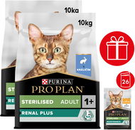Pro Plan Cat Sterilised Renal Plus s králíkem 2 × 10 kg + Pro Plan Cat Sterilised s kuřetem 26 × 85  - Granule pro kočky