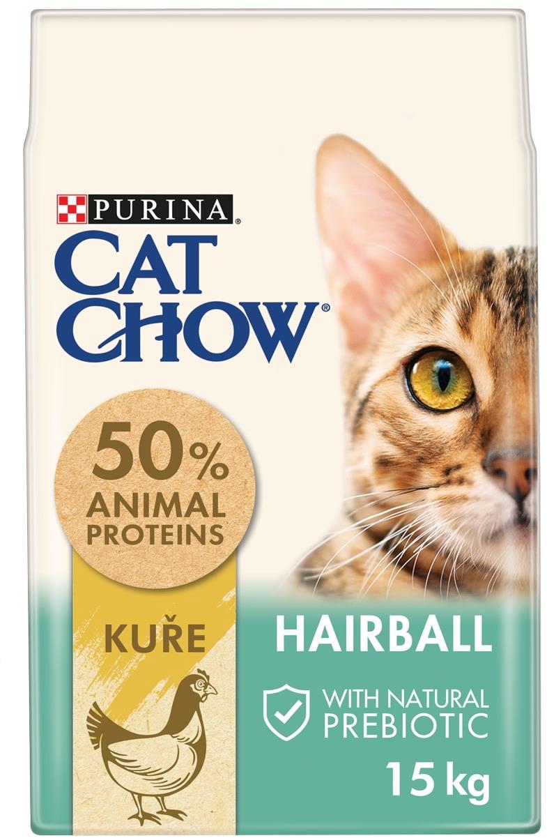 Cat chow hairball clearance control