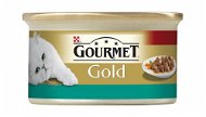 Gourmet gold 85 g s lososom a kuraťom, kúsky v šťave - Konzerva pre mačky