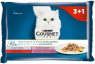 Gourmet pearl 12 (4 × 85 g) - minifiletka in juice with vegetables - Cat Food Pouch