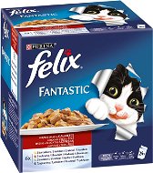 Felix fantastic 4 (24 × 100g) - Selection in Jelly - Cat Food Pouch