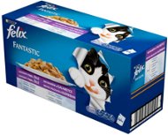 Felix fantastic 1 (44 × 100 g) - výber mix v želé - Kapsička pre mačky