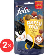 Felix Party Mix Original 2× 60 g - Maškrty pre mačky
