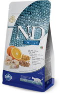 N&D OCEAN CAT low grain Adult Codfish & Orange 1,5 kg - Granule pre mačky