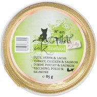 Catz finefood Fillets – morčacie, kuracie a losos 85 g - Kapsička pre mačky