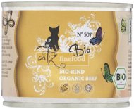 Catz finefood Bio s hovězím masem 200 g - Konzerva pro kočky
