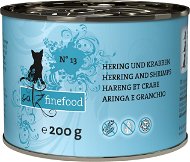 Catz finefood – so sleďom a krevetami 200 g - Konzerva pre mačky