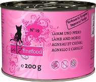 Catz finefood – s jahňacím a konským m. 200 g - Konzerva pre mačky