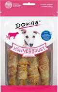 Dokas - Beef Hide Rolls Wrapped in Chicken 90g - Dog Treats