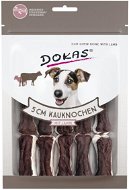 Dokas – Kosti z hovädzej kože s jahňacím mäsom – 5 cm - Kosť pre psa