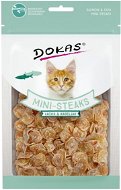 Dokas – Losos a treska mini steaky pre mačky 40 g - Maškrty pre mačky