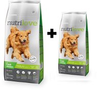 Nutrilove MATURE 7+ fresh chicken 12 kg + 3 kg zdarma - Granuly pre psov