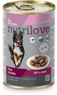 Nutrilove Veal + Turkey in Sauce 415g - Canned Dog Food
