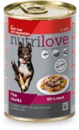 Nutrilove Beef, Liver, Vegetables in Jelly, 415g - Canned Dog Food