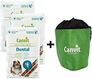 Canvit Snacks Dental 200 g, 3× 200 g + Pamlskovník ZADARMO - Maškrty pre psov