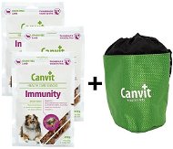 Canvit Snacks Immunity 3× 200 g + Pamlskovník ZADARMO - Maškrty pre psov