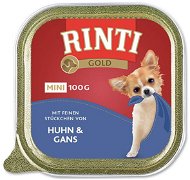 FINNERN Rinti Gold Mini Chicken + Goose Trays 100g - Dog Food in Tray
