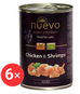 Nuevo kočka adult kuře a krevety konzerva 6 × 400 g - Konzerva pro kočky