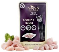 Nuevo Adult Cat Food Pouch Chicken and Rabbit 85g - Cat Food Pouch