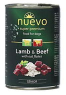 Nuevo Senior Dog, Canned Lamb with Oats 800g - Canned Dog Food