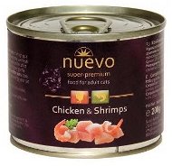 Canned Food for Cats Nuevo Adult Cat Chicken and Shrimp  200g - Konzerva pro kočky