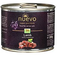 Nuevo Senior Cat Lamb with Cranberries 200g - Canned Food for Cats