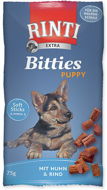 Rinti Extra Bitties Puppy pochúťka kura + hovädzie 75 g - Maškrty pre psov