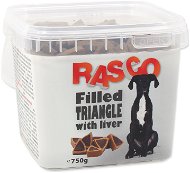 RASCO Pochúťka Rasco plnený trojuholníček s pečienkou 1 cm 750 g - Maškrty pre psov