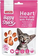 BEAPHAR Pochúťka Happy Snack Cat srdiečka z kuracieho mäsa a tresky 40 g - Maškrty pre mačky