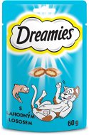Maškrty pre mačky DREAMIES - Pochúťky s lososom, 60 g - Pamlsky pro kočky
