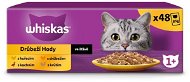 Kapsička pro kočky Whiskas kapsičky drůbeží výběr ve šťávě pro dospělé kočky 48 × 85 g - Kapsička pro kočky