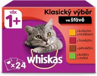 WHISKAS Kapsičky klasický výber so zeleninou  v šťave pre dospelé mačky 24×  100 g - Kapsička pre mačky
