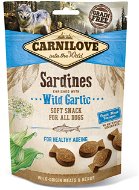 Dog Treats Carnilove Dog Semi-moist Sardines Enriched with Wild Garlic 200g - Pamlsky pro psy