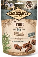 Dog Treats Carnilove Dog Semi-Moist Snack, Trout Enriched with Dill  200g - Pamlsky pro psy