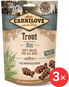 Carnilove Dog Semi Moist Snack Trout enriched with Dill 3 × 200 g - Pamlsky pro psy
