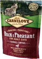 Carnilove duck & pheasant for adult cats – hairball control 400 g - Granule pro kočky