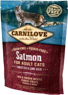 Carnilove salmon for adult cats – sensitive & long hair 400 g - Granule pre mačky