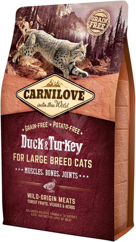 Carnilove Granule s kachnou a krůtou pro velká plemena koček 2 kg - Granule pro kočky - Hlavní obrázek