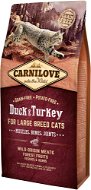 Carnilove Duck & Turkey for Large Breed Cats – Muscles, Bones, Joints 6kg - Cat Kibble