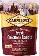 Carnilove fresh chicken & rabbit gourmand for adult cats 400 g - Granule pre mačky